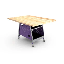 MAKER™ Invent Butcher Block Table - 29"H