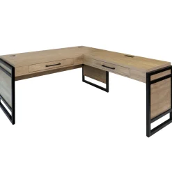 Mason L-Shaped Desk - 66"Wx78"D