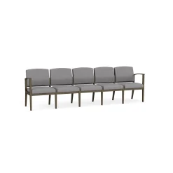 Mason Street Steel 5 Seat Sofa In Premium Upholstery