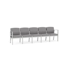 Mason Street Steel 5 Seat Sofa In Premium Upholstery