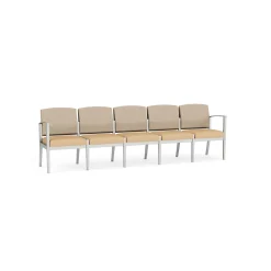 Mason Street Steel 5 Seat Sofa In Premium Upholstery