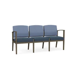 Mason Street Steel 3 Seat Sofa in Premium Upholstery