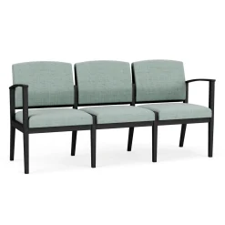 Mason Street Steel 3 Seat Sofa in Premium Upholstery