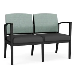 Mason Street Steel 2 Seat Sofa In Premium Upholstery