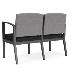 Mason Street Steel 2 Seat Sofa In Premium Upholstery