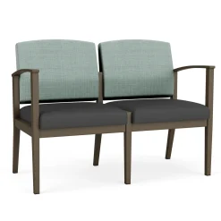 Mason Street Steel 2 Seat Sofa In Premium Upholstery
