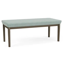 Mason Street Steel 2 Seat Bench In Premium Upholstery