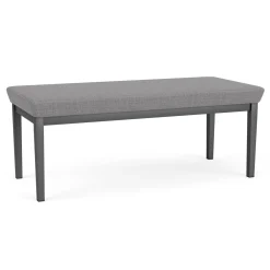 Mason Street Steel 2 Seat Bench In Premium Upholstery