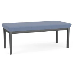 Mason Street Steel 2 Seat Bench In Premium Upholstery