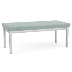 Mason Street Steel 2 Seat Bench In Premium Upholstery