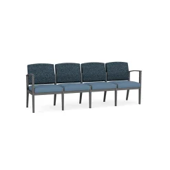 Mason Street Steel 4 Seat Sofa In Standard Upholstery