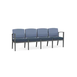 Mason Street Steel 4 Seat Sofa In Premium Upholstery