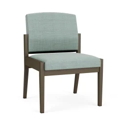 Mason Street Steel Armless Guest Chair In Premium Upholstery