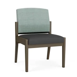 Mason Street Steel Armless Guest Chair In Premium Upholstery