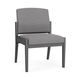 Mason Street Steel Armless Guest Chair In Premium Upholstery