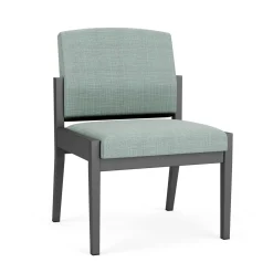 Mason Street Steel Armless Guest Chair In Premium Upholstery