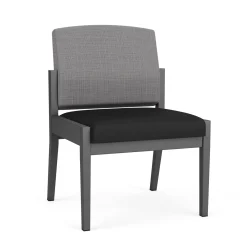 Mason Street Steel Armless Guest Chair In Premium Upholstery