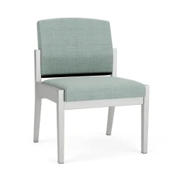 Mason Street Steel Armless Guest Chair In Premium Upholstery