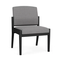 Mason Street Steel Armless Guest Chair In Premium Upholstery