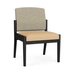 Mason Street Steel Armless Guest Chair In Standard Upholstery