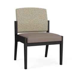 Mason Street Steel Armless Guest Chair In Standard Upholstery