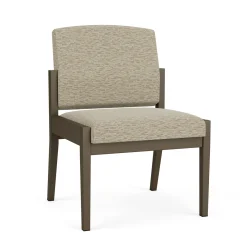 Mason Street Steel Armless Guest Chair In Standard Upholstery