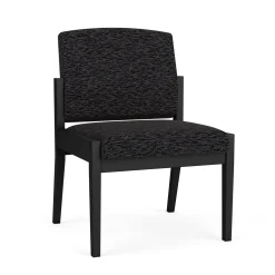 Mason Street Steel Armless Guest Chair In Standard Upholstery