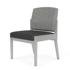 Mason Street Steel Armless Guest Chair In Standard Upholstery