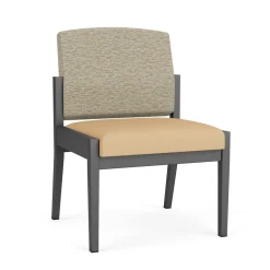Mason Street Steel Armless Guest Chair In Standard Upholstery