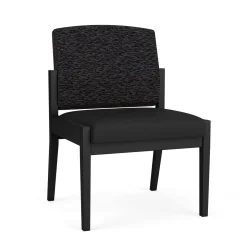 Mason Street Steel Armless Guest Chair In Standard Upholstery