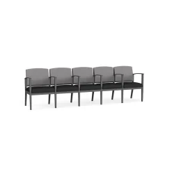 Mason Street Steel 5-Seater With Center Arms In Premium Upholstery