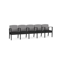 Mason Street Steel 5-Seater With Center Arms In Premium Upholstery