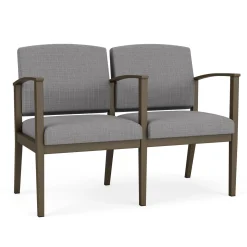 Mason Street Steel 2-Seater With Center Arm In Premium Upholstery