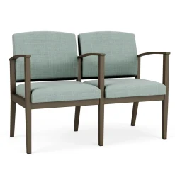 Mason Street Steel 2-Seater With Center Arm In Premium Upholstery