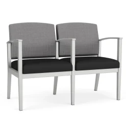 Mason Street Steel 2-Seater With Center Arm In Premium Upholstery