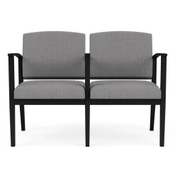 Mason Street Steel 2-Seater With Center Arm In Premium Upholstery