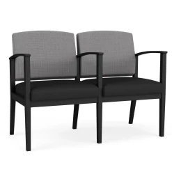 Mason Street Steel 2-Seater With Center Arm In Premium Upholstery
