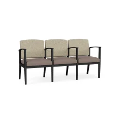 Mason Street Steel 3-Seater With Center Arms In Standard Upholstery