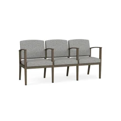 Mason Street Steel 3-Seater With Center Arms In Standard Upholstery