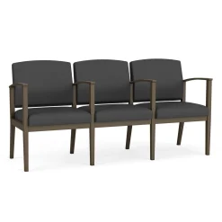 Mason Street Steel 3-Seater With Center Arms In Standard Upholstery
