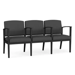 Mason Street Steel 3-Seater With Center Arms In Standard Upholstery