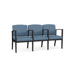 Mason Street Steel 3-Seater With Center Arms In Standard Upholstery