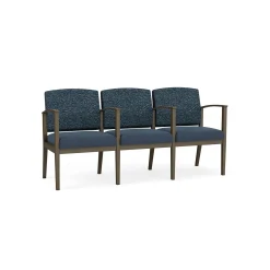 Mason Street Steel 3-Seater With Center Arms In Standard Upholstery