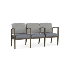Mason Street Steel 3-Seater With Center Arms In Standard Upholstery
