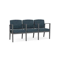 Mason Street Steel 3-Seater With Center Arms In Standard Upholstery