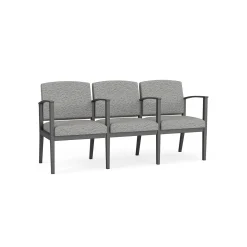 Mason Street Steel 3-Seater With Center Arms In Standard Upholstery