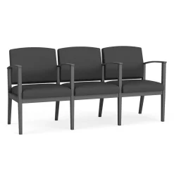Mason Street Steel 3-Seater With Center Arms In Standard Upholstery