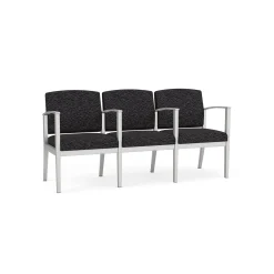 Mason Street Steel 3-Seater With Center Arms In Standard Upholstery