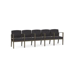 Mason Street Steel 5-Seater With Center Arms In Standard Upholstery