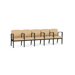 Mason Street Steel 5-Seater With Center Arms In Standard Upholstery